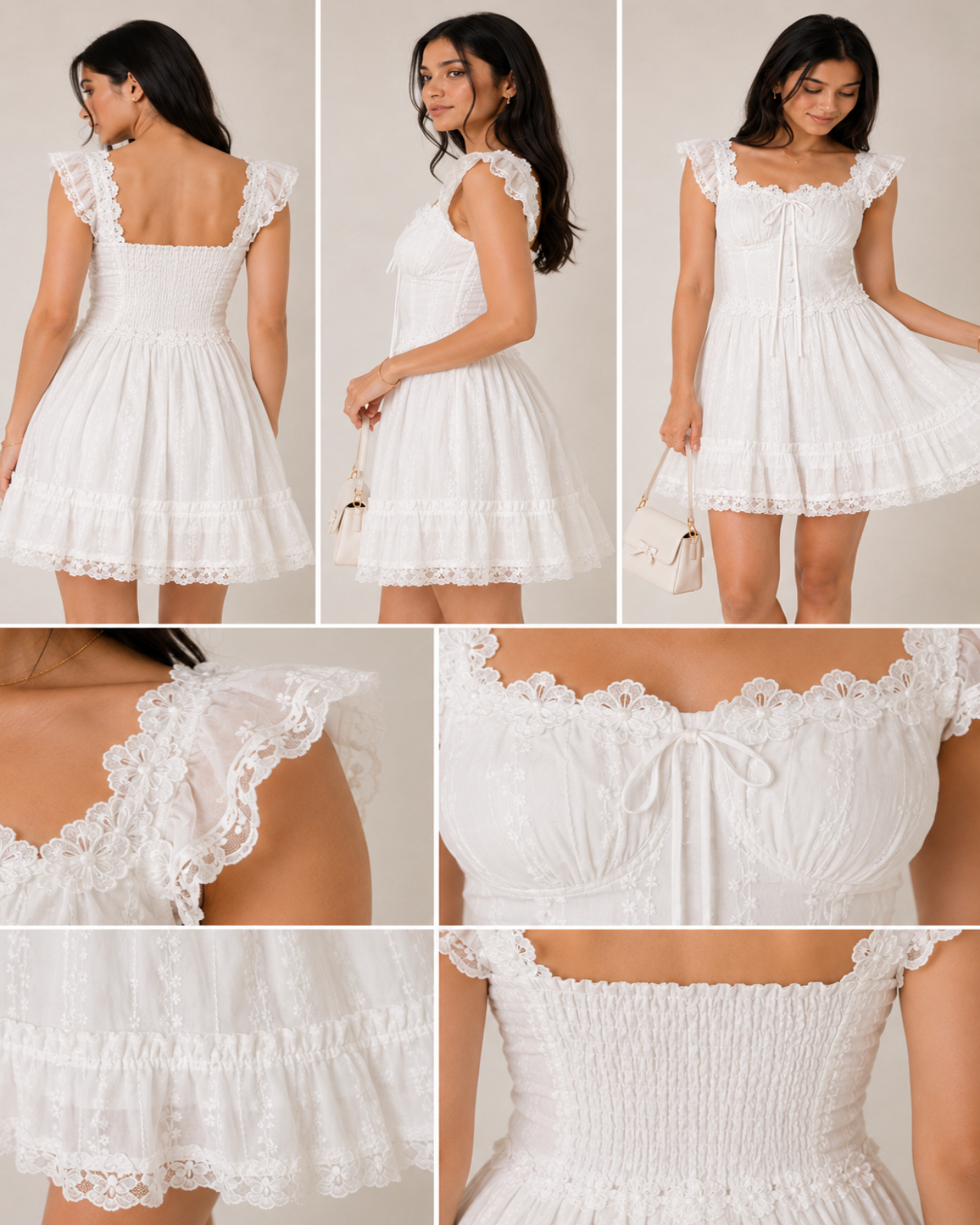 Premium Lace Mini Dress