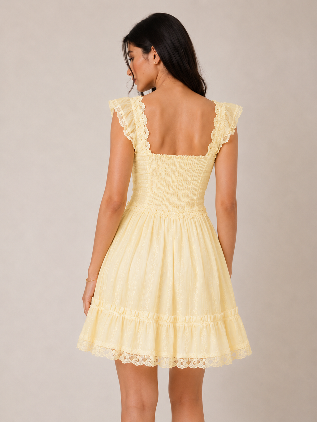 Premium Lace Mini Dress