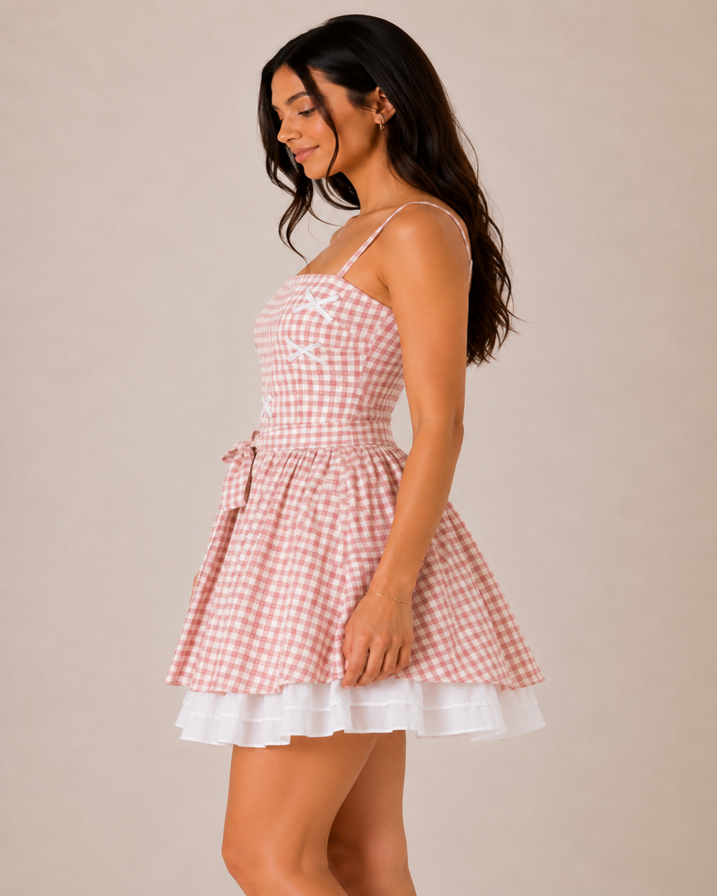 pink bow dress