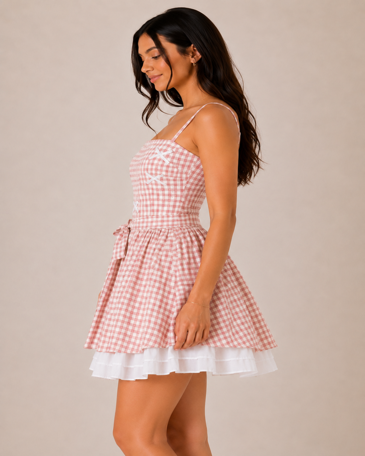 pink bow dress