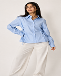 Side Lace Up Premium Shirt
