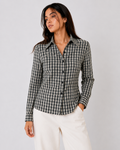 Gingham Tie-Up Shirt