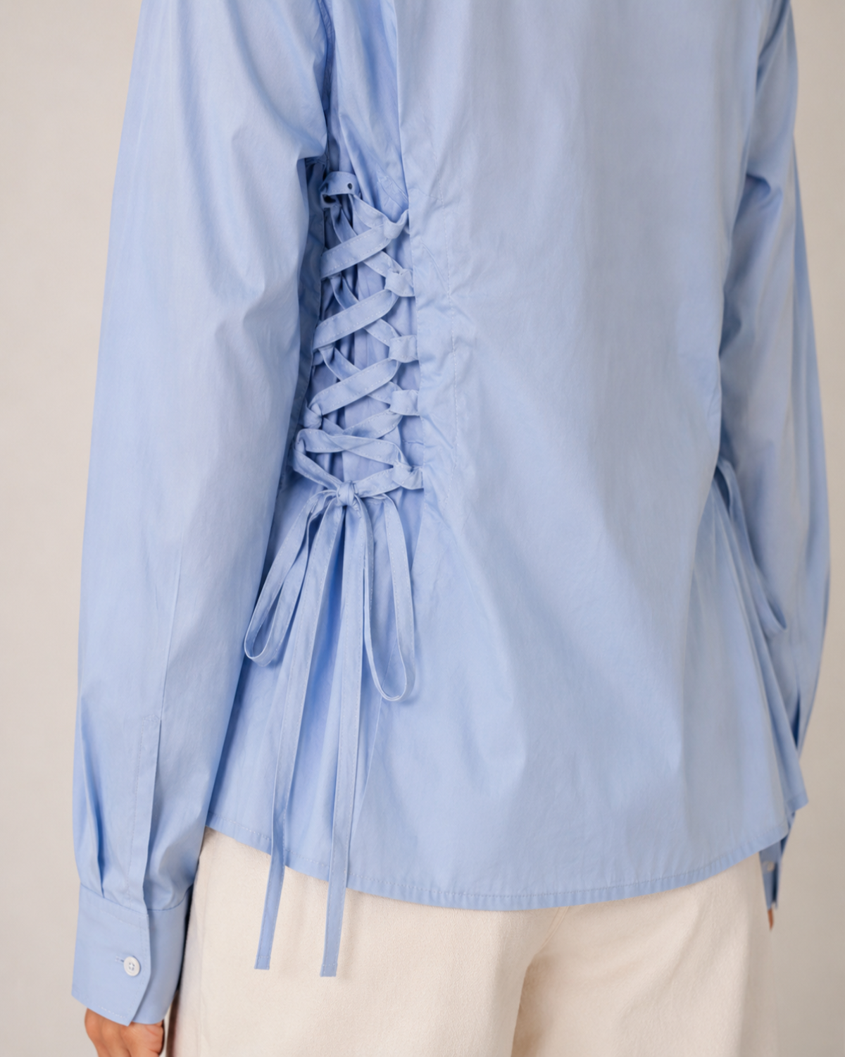 Side Lace Up Premium Shirt