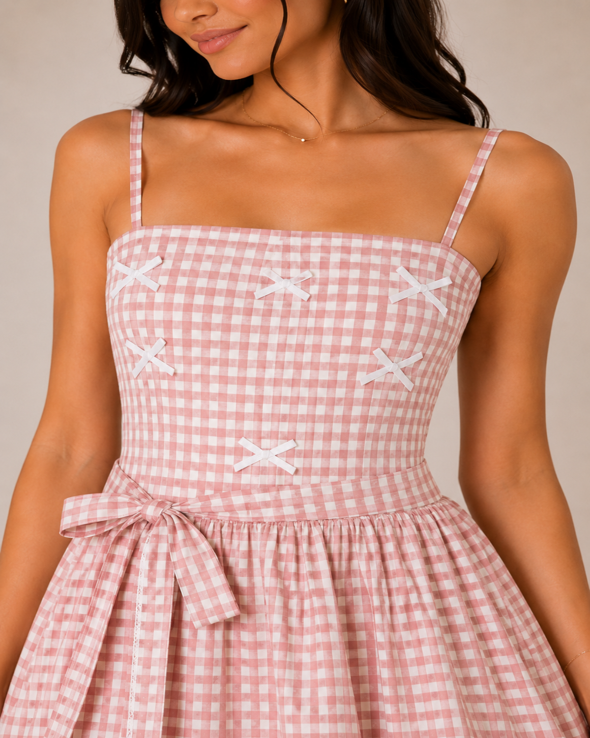 pink bow dress